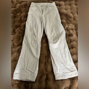 Zara lightwash/white jeans